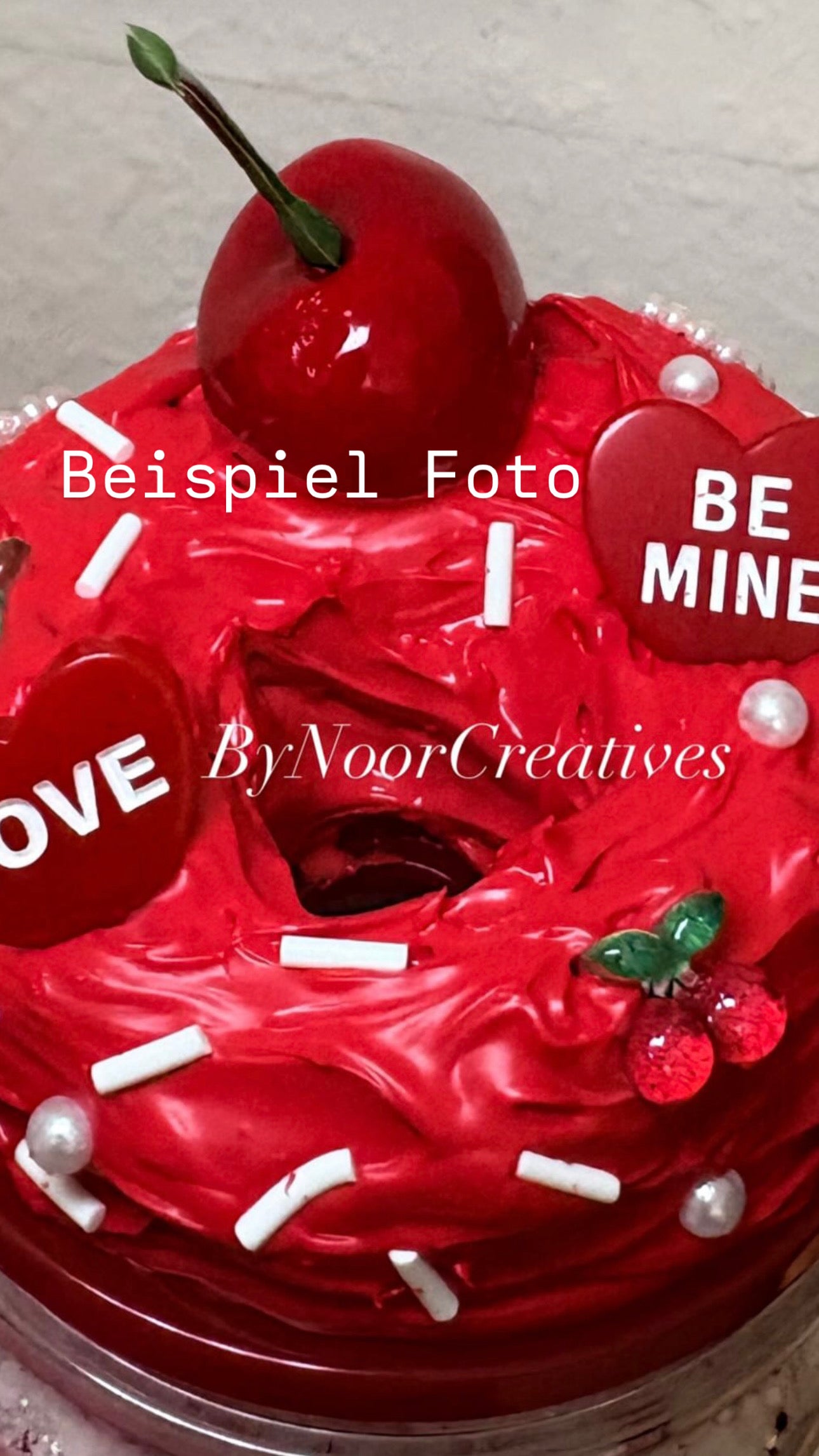 Personalisierter Deckel SAHNE