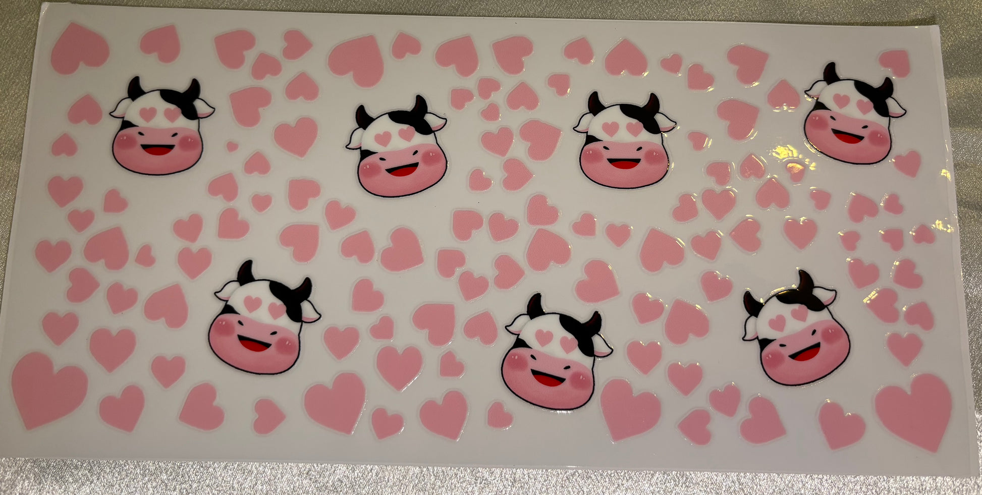 Rosa Herzchen & Kühe