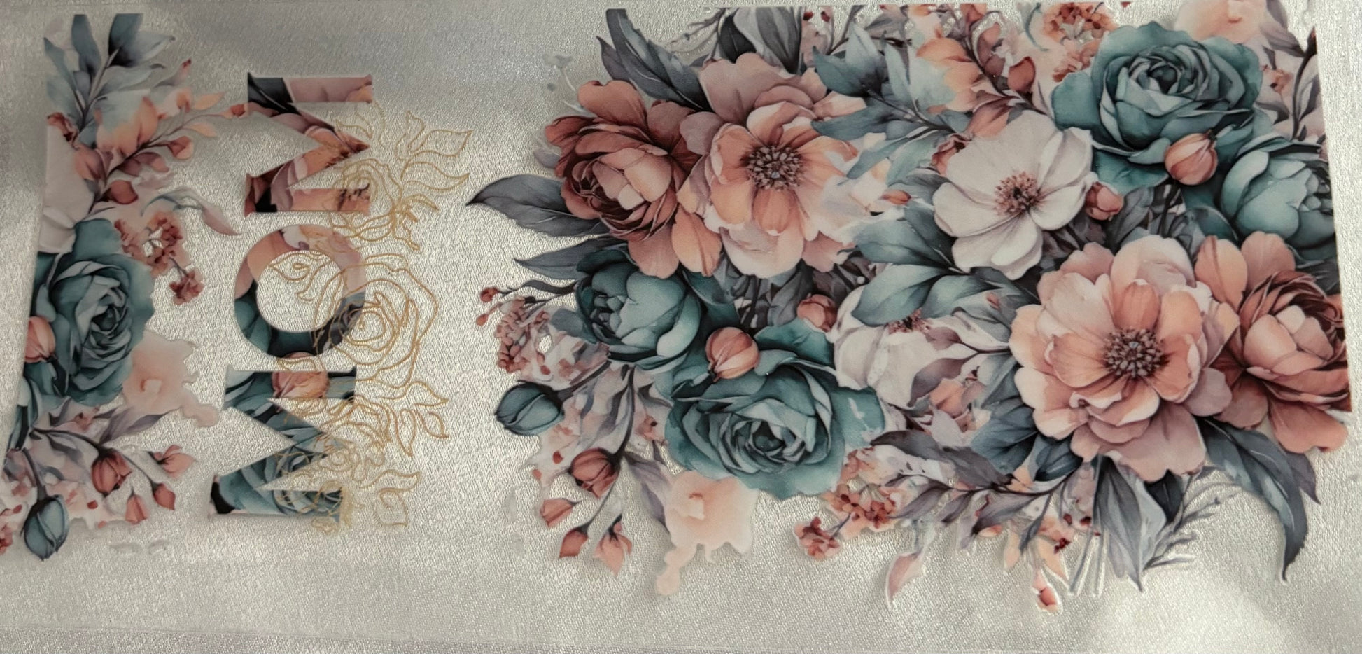 Mom Türkis-Beige-Apriko