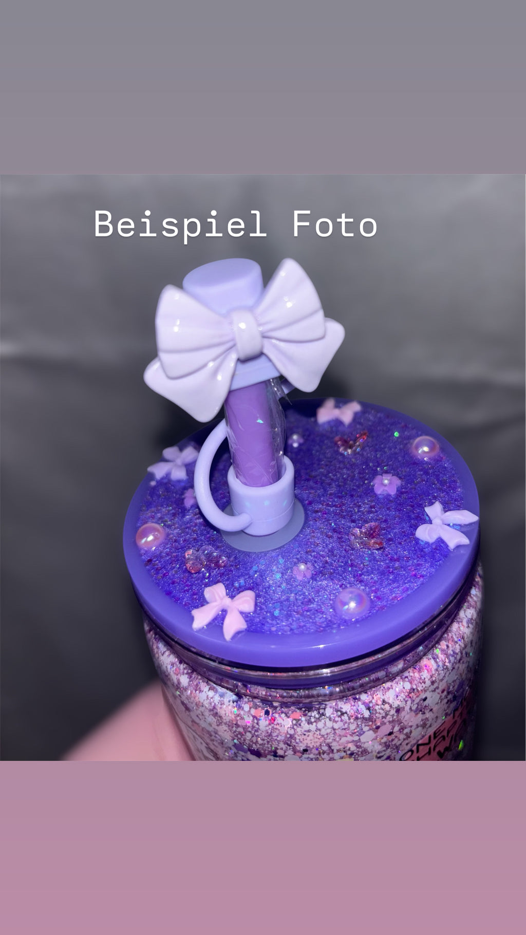 Personalisierter Deckel nur für die kleinen Becher 16oz