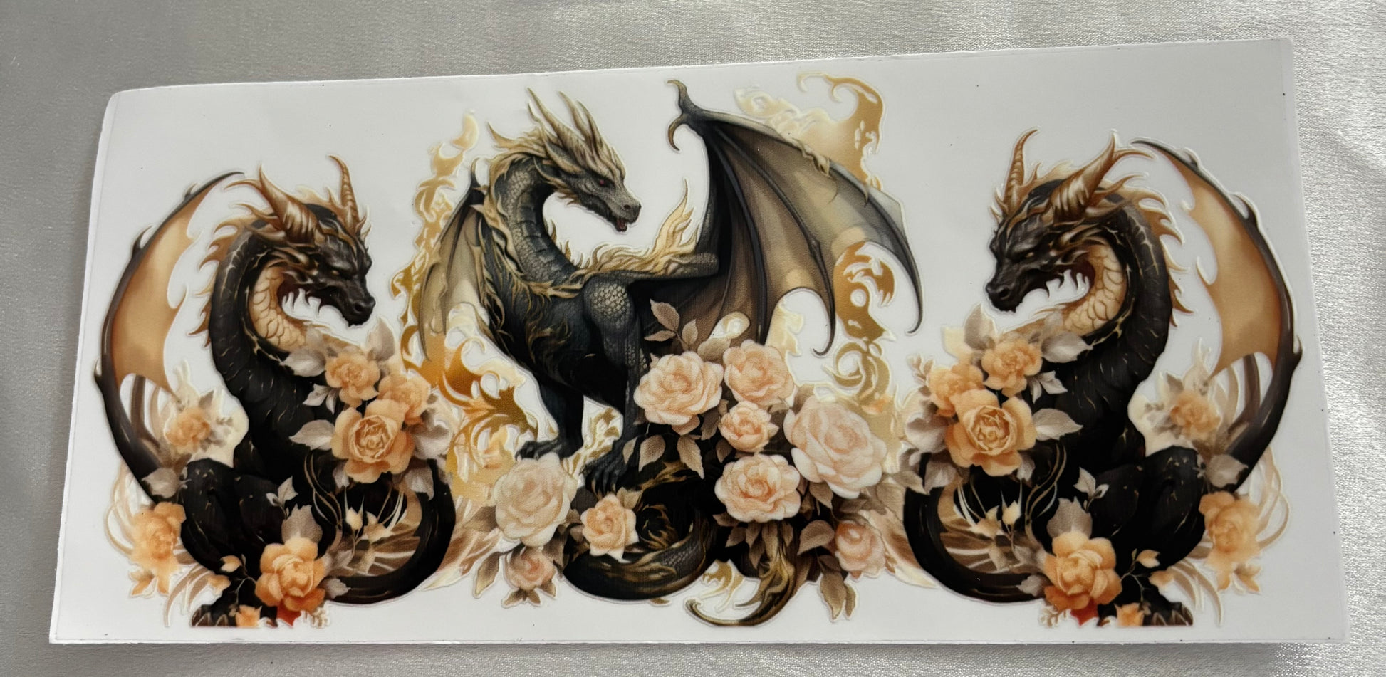 Drachen Schwarz-Gelb