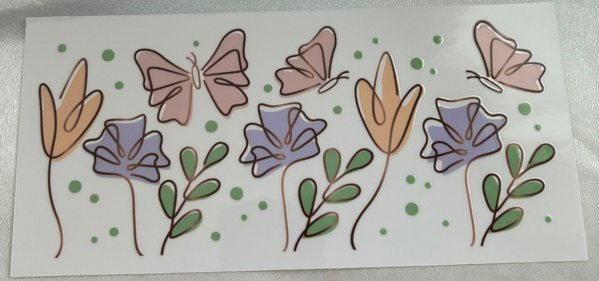 Schmetterlinge und Blumen