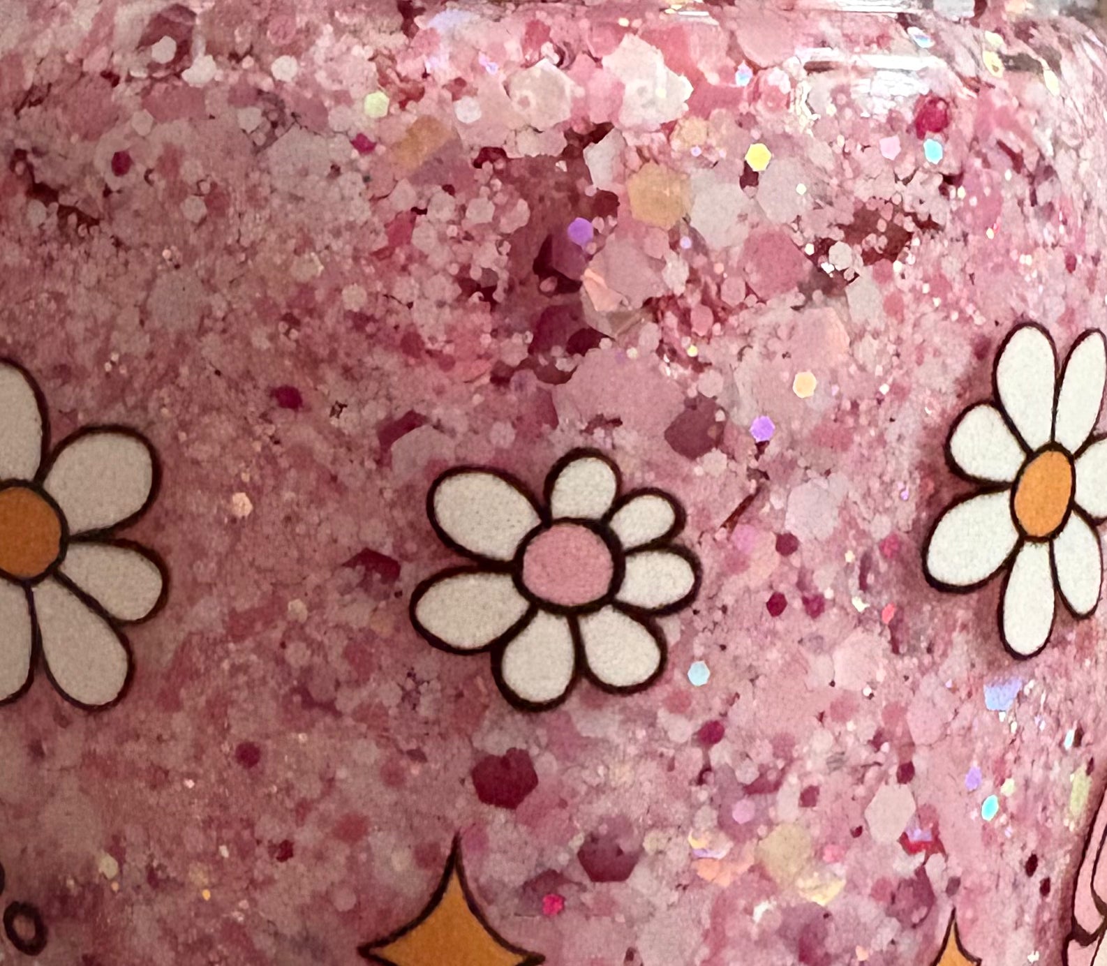 Pink Daisy Goose Cup 🌸 B - Ware