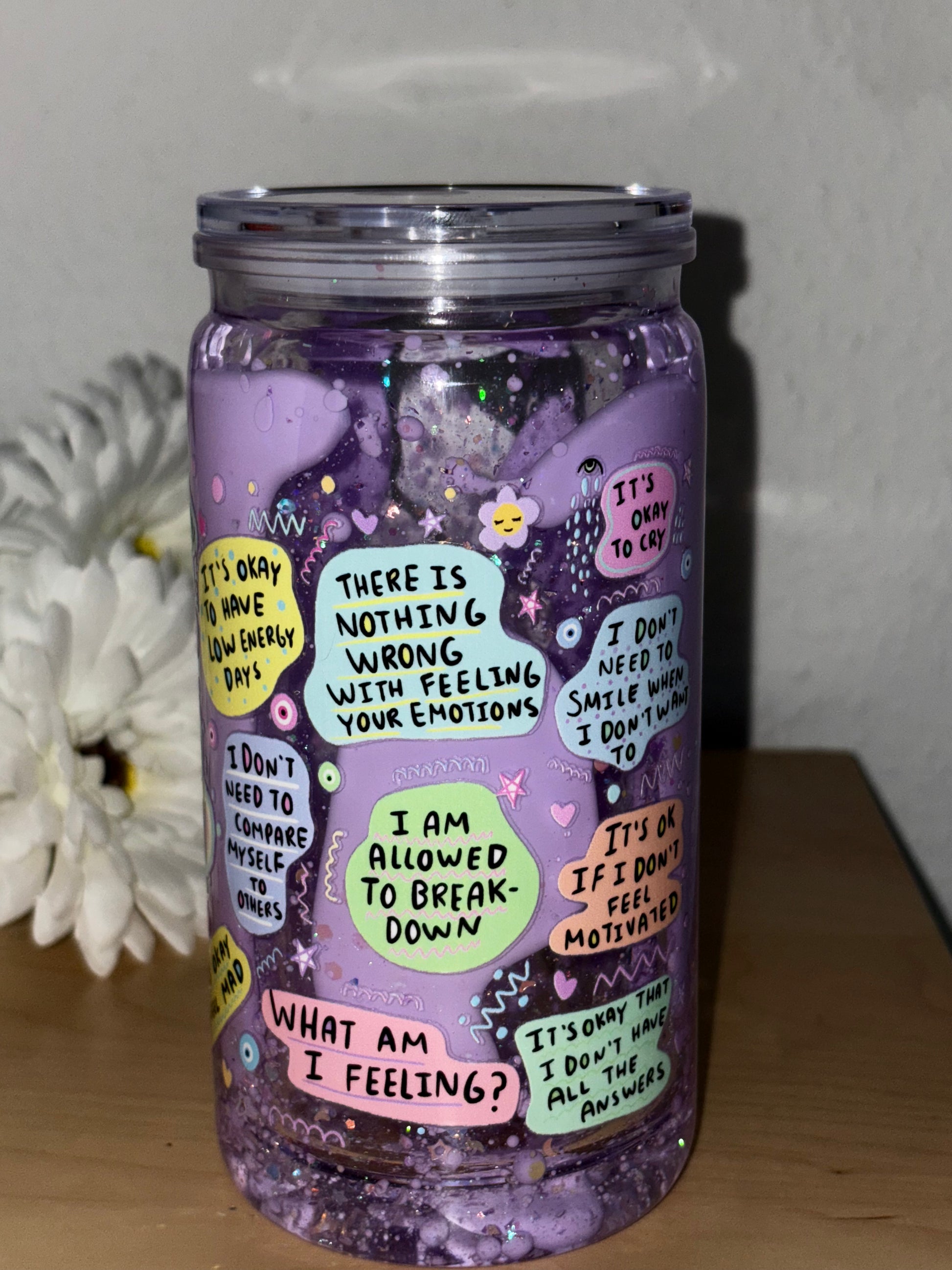 My Mental Breakdown Cup - Slow Lava💜 ca.350ml B Ware