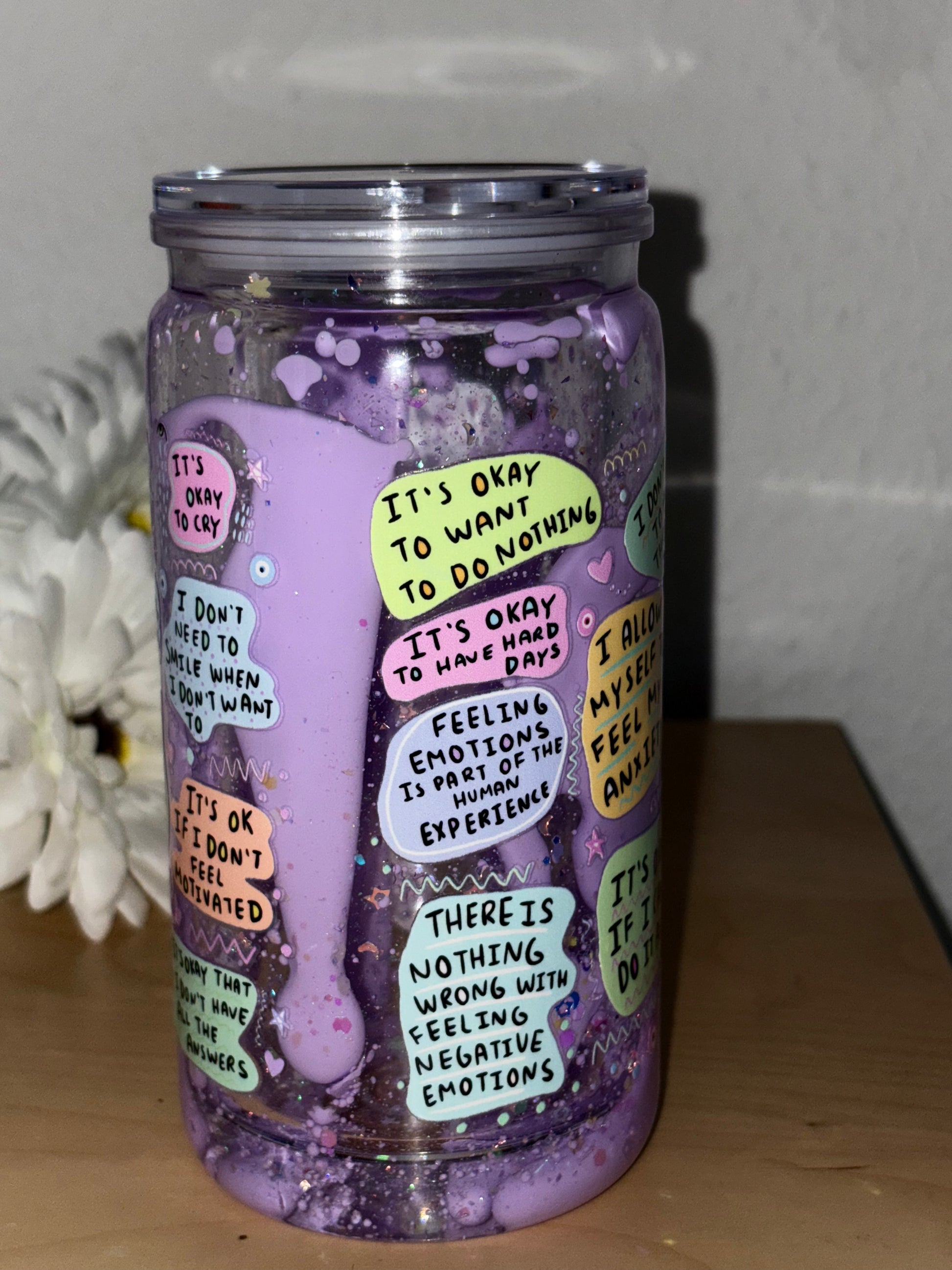 My Mental Breakdown Cup - Slow Lava💜 ca.350ml B Ware